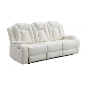 New Classic Furniture - Orion Sofa W/Dual Recliner-White - U1769-30-WHT