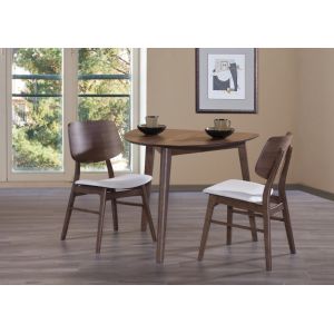 New Classic Furniture - Oscar Corner Table and 2 Wood Back Chairs - 40-1651-D2C