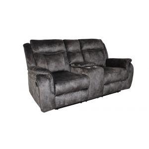 New Classic Furniture - Park City Console Loveseat W/ Dual Recliners-Slate - U456-25-SGY