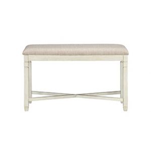 New Classic Furniture - Prairie Point Counter Backless Bench-Cottage White - D058W-26