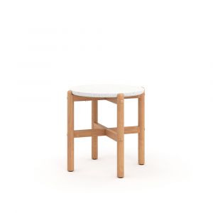 New Classic Furniture - Solstice Outdoor End Table Solid Wood Base - G823-ET-BS