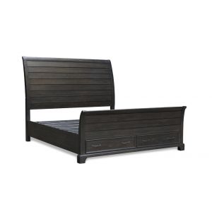 New Classic Furniture - Stafford County 6/0 Wk Storage Bed - Walnut - 00-322-200