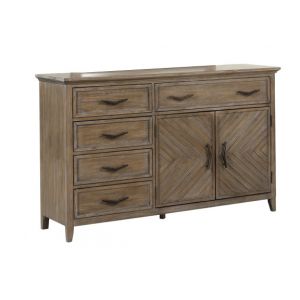 New Classic Furniture - Tybee Wood Dresser, Sand - B6428-050