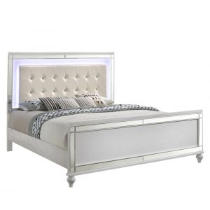 New Classic Furniture - Valentino King Bed - White - 02-9698W-100