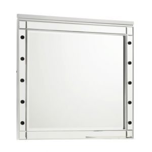 New Classic Furniture - Valentino Vanity Table Mirror (Bulbs Not Included)-White - BA9698W-091