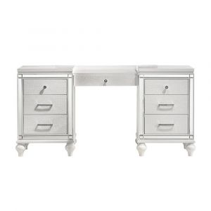 New Classic Furniture - Valentino Vanity Table-White - BA9698W-090