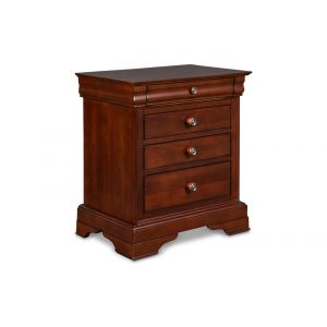 New Classic Furniture - Versailles Nightstand- Bordeaux - BH1040-040