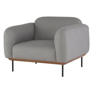 Nuevo - Benson Single Seat Sofa Light Grey - HGSC214