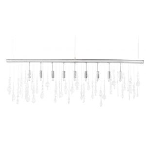 Nuevo - Crystal Linear Pendant Lighting Clear - HGML158