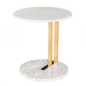 Nuevo - Lia Side Table White - HGDJ958
