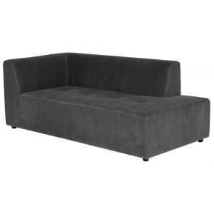 Nuevo - Parla Modular Sofa Cement (Right Chaise) - HGSC893
