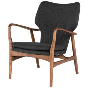 Nuevo - Patrik Occasional Chair Dark Grey - HGEM554