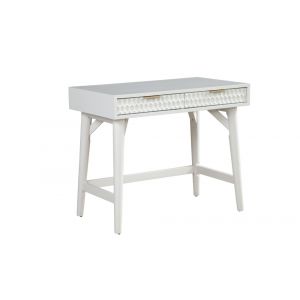 Origins by Alpine - White Pearl Mini Desk in White - 6400-65