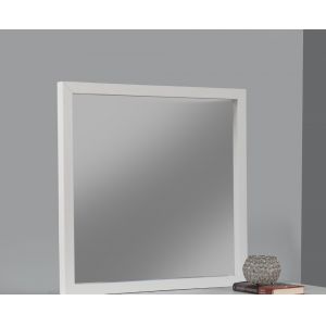 Origins by Alpine - White Pearl Mirror in White - 6400-06