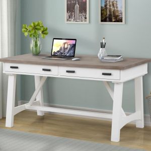 Parker House - Americana Modern 60 in. Writing Desk in Cotton - AME360D-COT