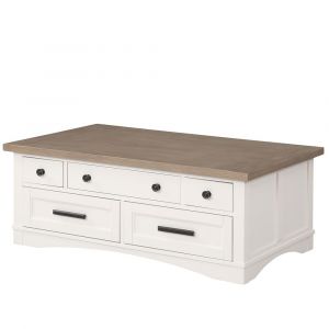 Parker House - Americana Modern Cocktail Table with Lift Top in Cotton - AME05-COT