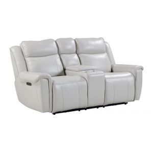 Parker House -  Atlantis - Whisper Ivory Power Zero Gravity Console Loveseat - MATL#822CPHZ-WSIV