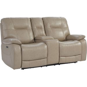 Parker House - Axel - Parchment Power Reclining Console Loveseat - MAXE#822CPH-PAR