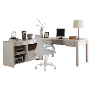 Parker House -  Boca L Shape Desk with Credenza - BOC-3PC-LDESK-CDZ