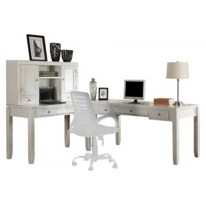 Parker House -  Boca L Shape Desk with Hutch - BOC-4PC-LDESK-HUTCH