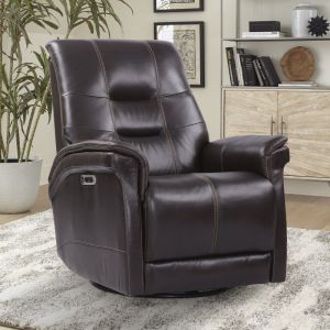 Parker House - Carnegie Verona Coffee Power Cordless Swivel Glider Recliner - MCAR812GSPH-P25-VCO