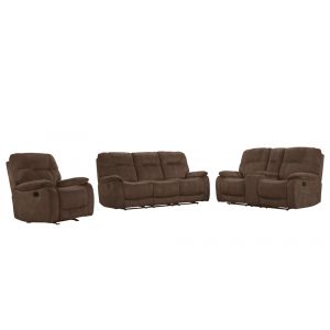 Parker House - Cooper - Shadow Brown Manual Reclining Sofa Loveseat and Recliner - MCOO-321-SBR