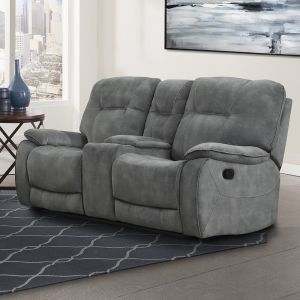 Parker House - Cooper Shadow Grey Manual Console Loveseat - MCOO822C-SGR