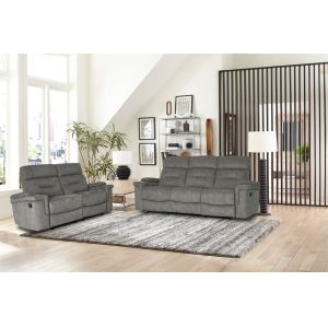 Parker House - Diesel Manual - Cobra Grey Manual Reclining Sofa Loveseat and Recliner - MDIE-321-CGR_CLOSEOUT