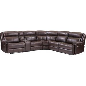 Parker House - Eclipse Florence Brown 6-Piece Sectional Package A - MECL-PACKA(H)-FBR