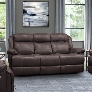 Parker House - Eclipse Florence Brown Power Sofa - MECL832PH-FBR