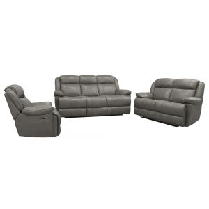 Parker House - Eclipse - Florence Heron Power Reclining Sofa Loveseat and Recliner - MECL-321PH-FHE