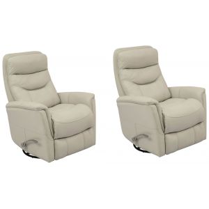 Parker House -  Gemini - Ivory Swivel Glider Recliner (Set of 2) - MGEM#812GS-2-IV