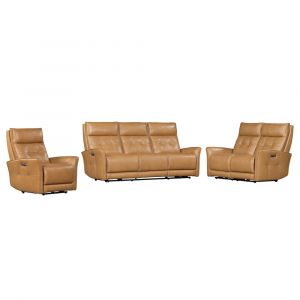 Parker House -  Gershwin - Lucca Butterscotch Power Reclining Sofa Loveseat and Recliner - MGER-321PHZ-P25-LCBT