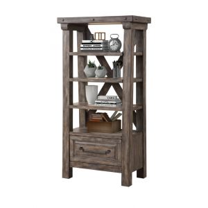 Parker House - Lodge Bookcase in Siltstone - LOD330 - CLOSEOUT