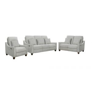 Parker House -  Madison - Pisces Muslin - Powered By Freemotion Power Reclining Sofa Loveseat and Recliner - MMAD-321PH-P25-PMU