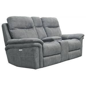 Parker House - Mason Power Console Loveseat in Carbon - MMA822CPH-CRB