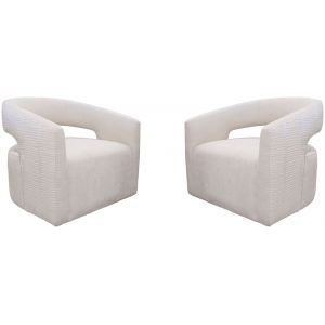 Parker House -  Orbit - Elise Natural Open Back Accent Chair (Set of 2) - SORB#912-2-ELNT