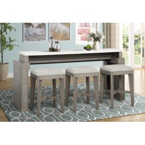 Parker House - Pure House Everywhere Console with 3 Stools - PUR09-4