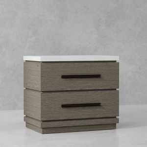 Parker House - Pure Modern Bedroom 2 Drawer Nightstand - BPUR#51282