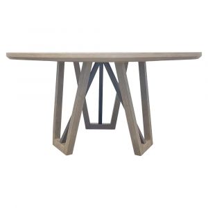 Parker House - Pure Modern Dining 60 in. Round Table with Wood Base - DPUR#60RND