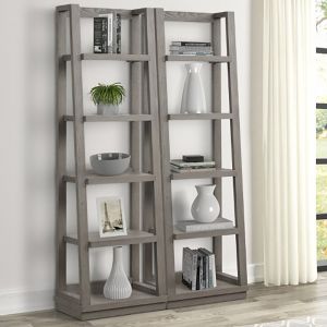 Parker House - Pure Modern Pair of Angled Etagere Bookcase Piers - PUR250AP