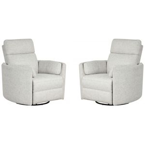 Parker House -  Radius - Natural Beauty Quartz Power Swivel Glider Recliner (Set of 2) - MRAD#812GSP-2-NBQ