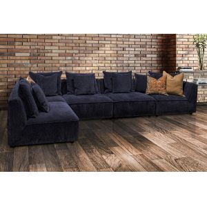 Parker House - Recess - Reptile Blue 5 Piece Modular Sectional - SREC-PACK5A-RPBL