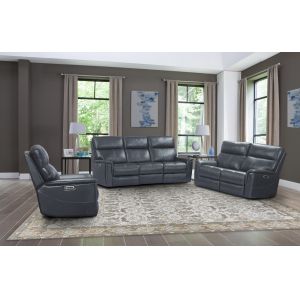 Parker House - Reed - Indigo Power Reclining Sofa Loveseat and Recliner - MREE-321PHL-IND