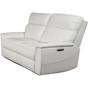 Parker House - Reed Power Loveseat in Pure White - MREE822PHL-PW - CLOSEOUT