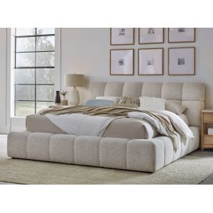 Parker House - Sleep Escape - Fluffy River Rock King Upholstered Bed - BESC#9000-3-FYRR