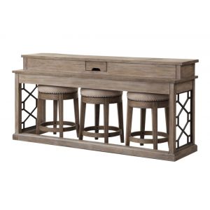 Parker House - Sundance Everywhere Console with 3 Stools in Sandstone - SUN09-4-SS