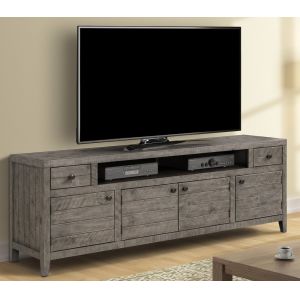 Parker House - Tempe Grey Stone 84 in. TV Console - TEM84-GST