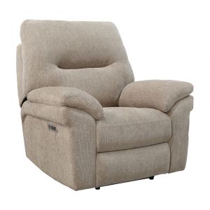 Parker House - Bryant - Ruffles Wicker Power Recliner - MBRY#812PH-RFW_CLOSEOUT