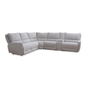Parker House - Stellar - Bloke Cotton 6 Piece Modular Power Reclining Sectional with Power Headrests and Entertainment Console - MSTR-PACK6A(H)-BLCT